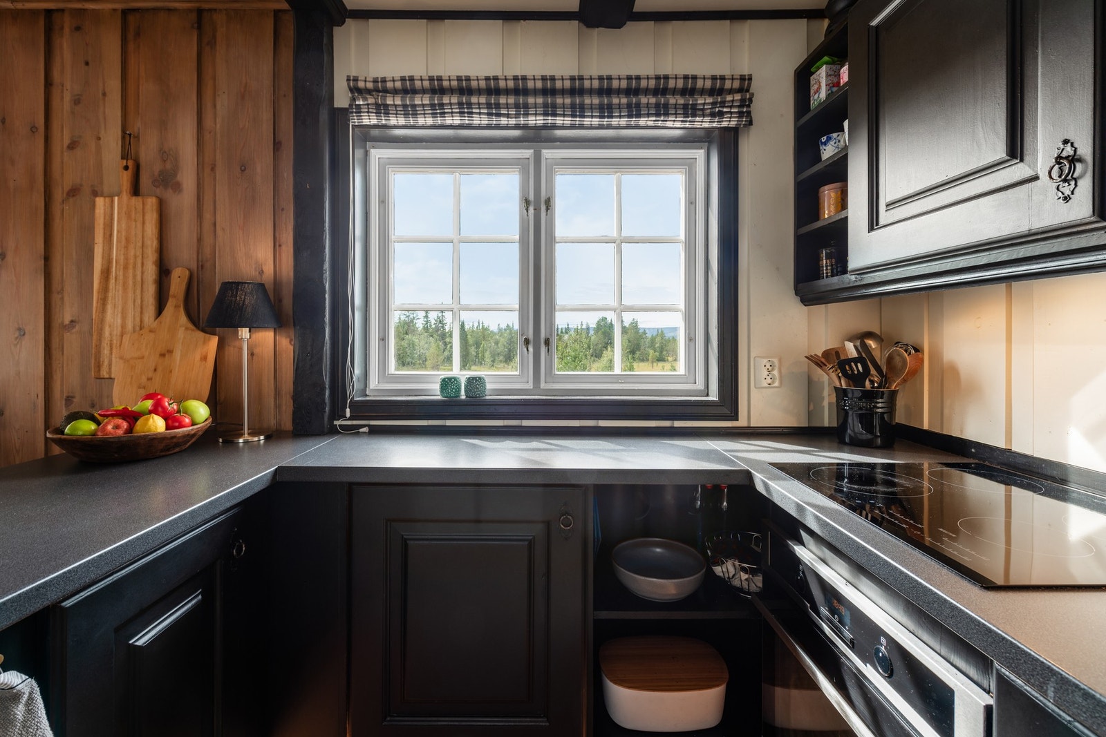 Lyset fra vinduet slipper inn rikelig med naturlig lys. Galleribilde