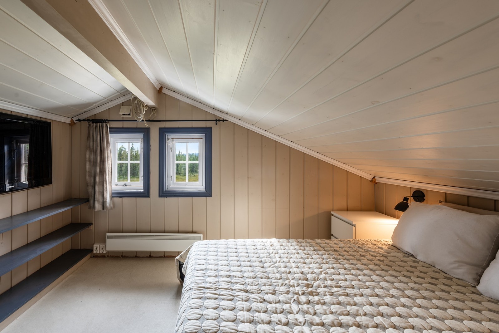 Hemsen har et rom som er et flott utgangspunkt som lekerom. Galleribilde