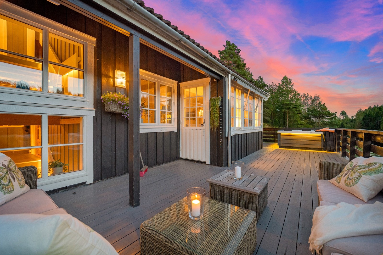 Stemningsbilde kveld Galleribilde