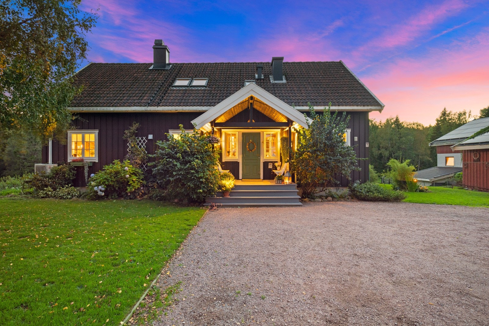 Stemningsbilde kveld Galleribilde