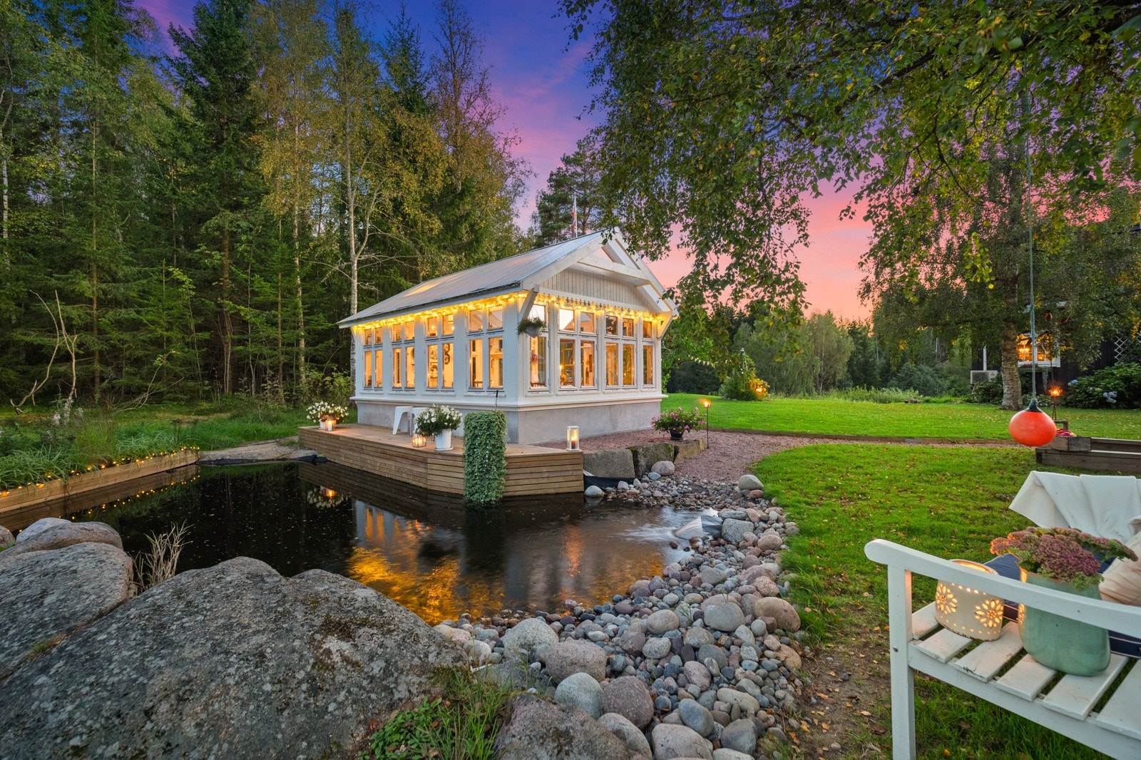 Stemningsbilde kveld Galleribilde