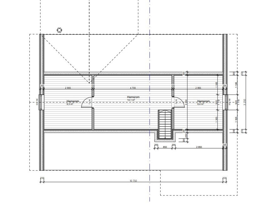 Plantegning hems Galleribilde