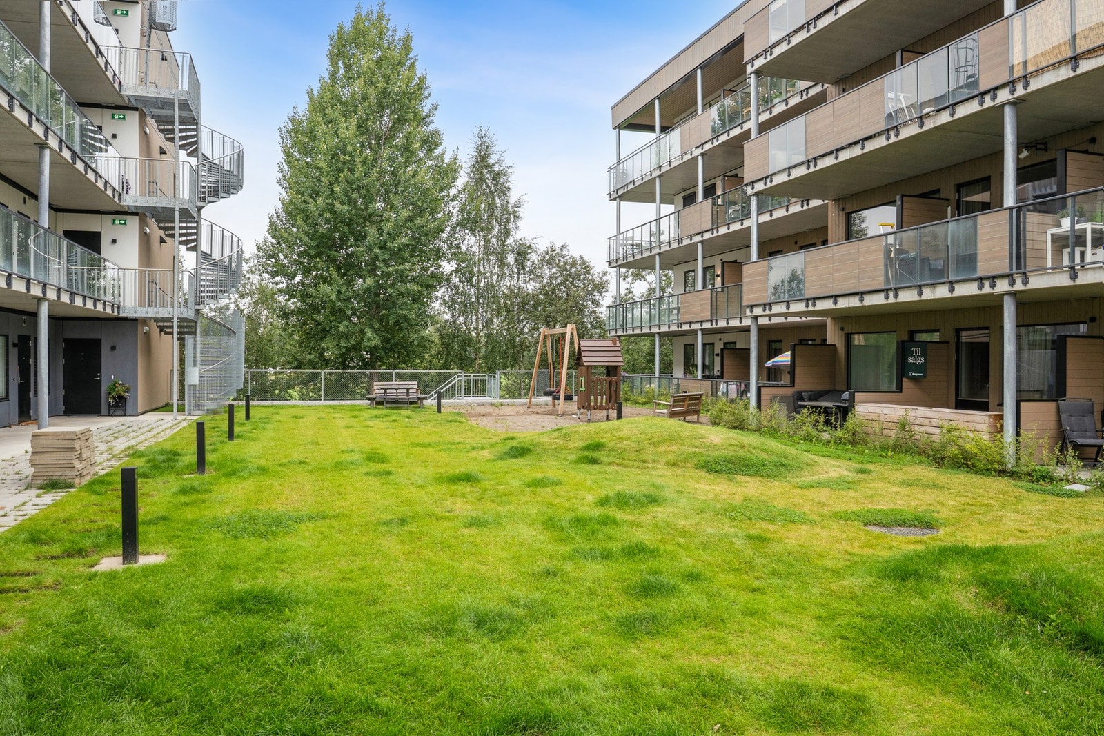 Uteområde. Galleribilde