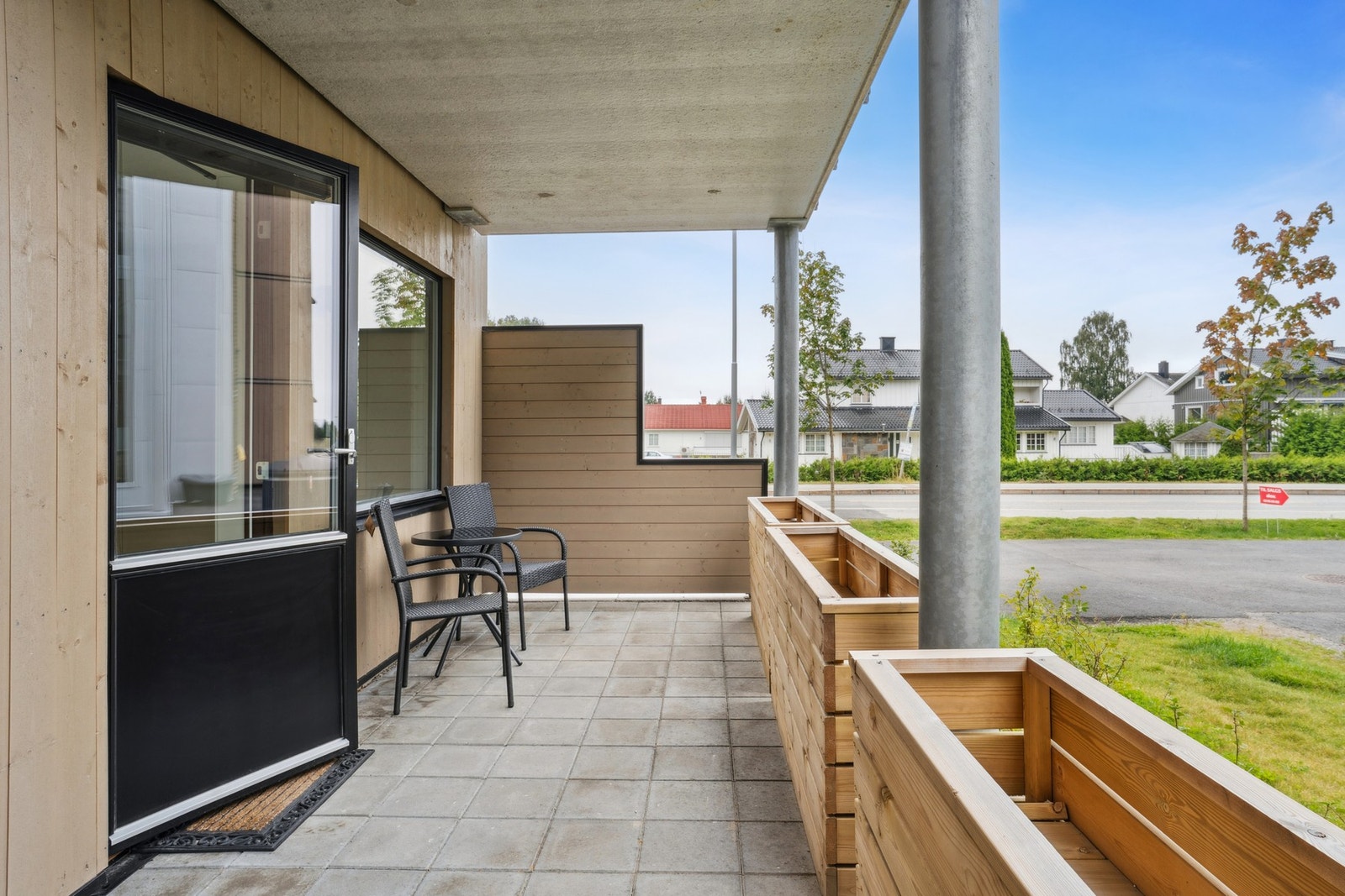 Markterrasse. Galleribilde