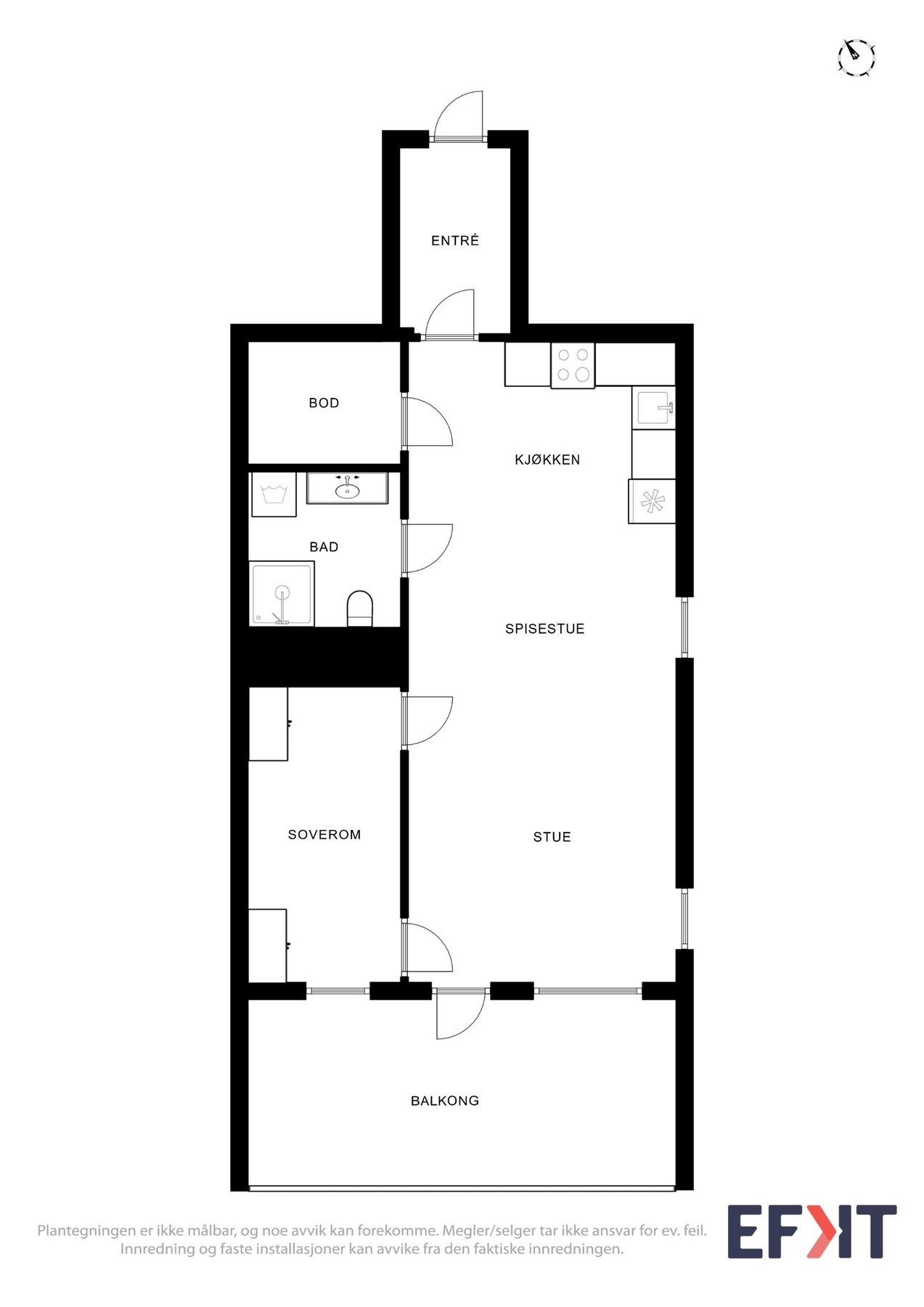 Plantegning Galleribilde