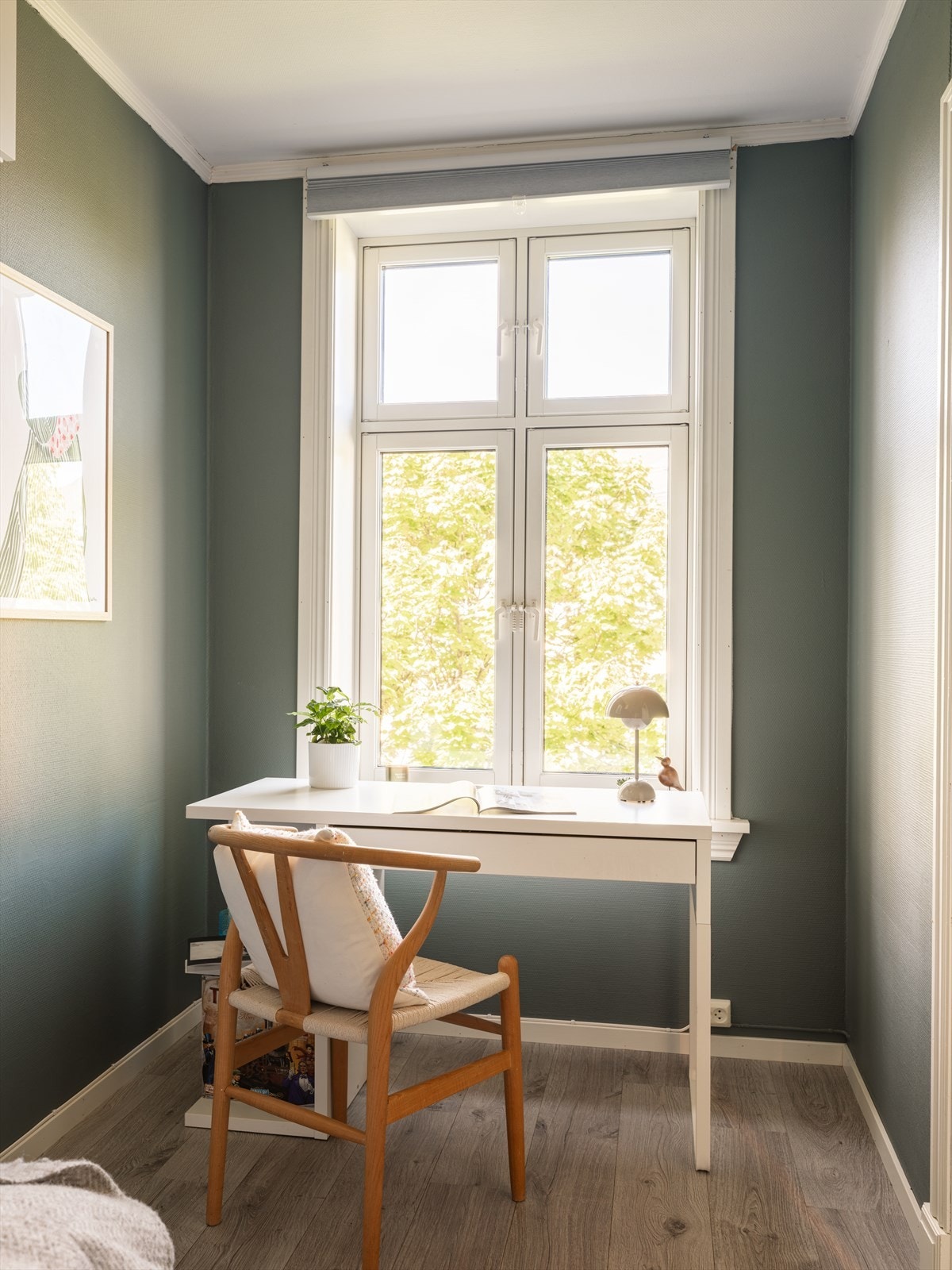 Her kan du nyte rolig utsikt mot frodige omgivelser. Galleribilde