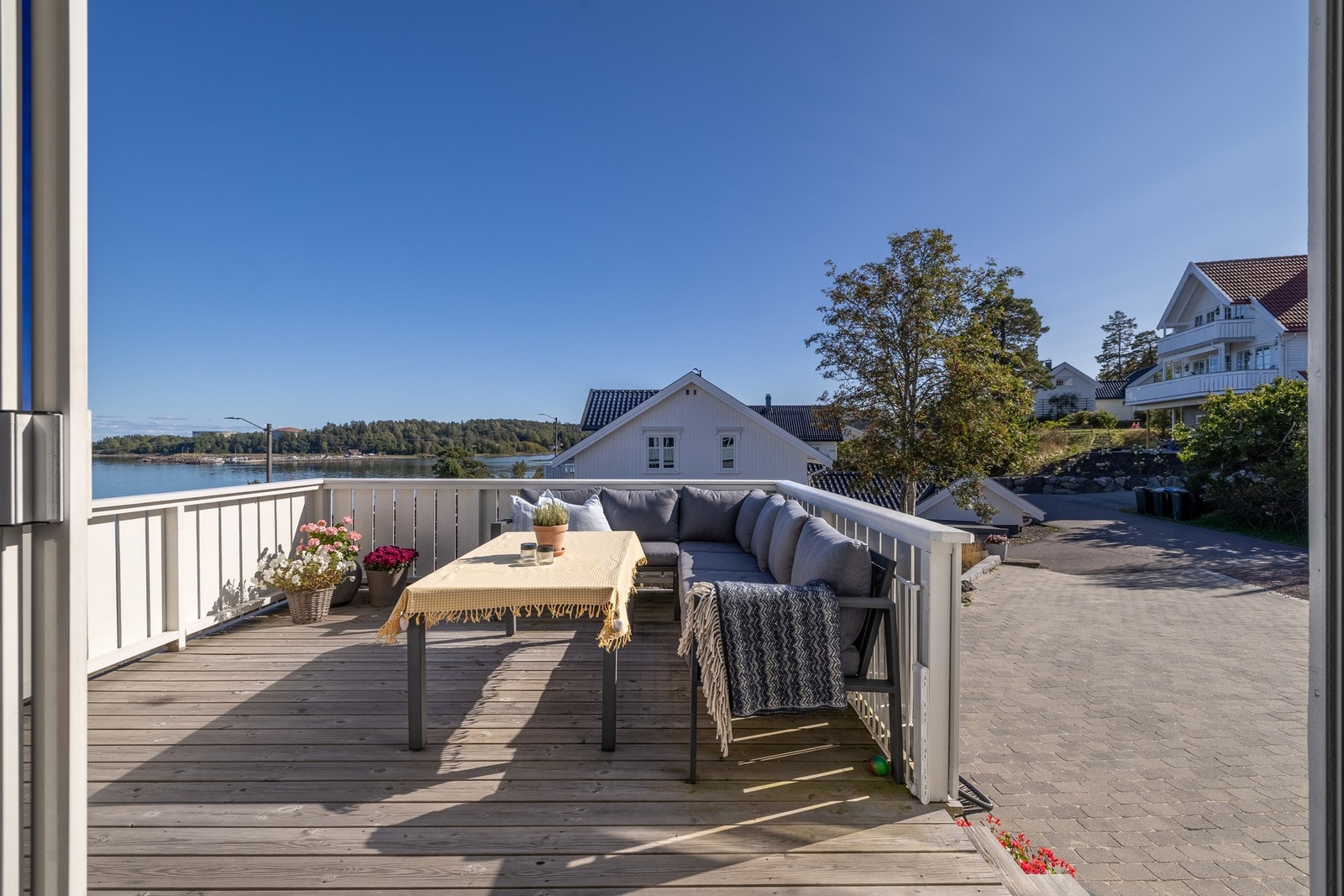 Her er det fritt utsyn over Oslofjorden både innenfra og ute. Galleribilde