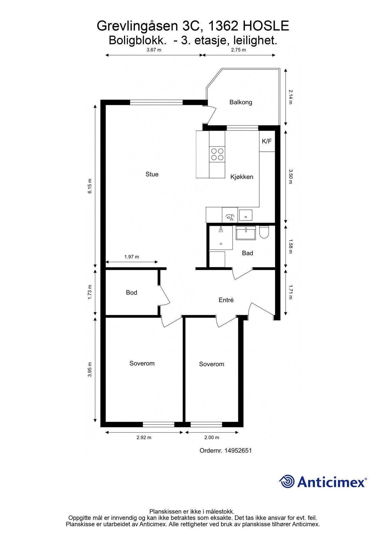 Plantegning Galleribilde