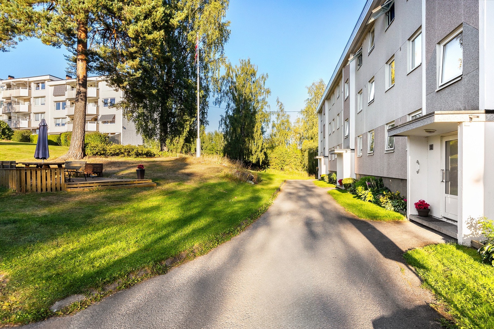 Felles inngangsparti ved flotte fellesområder Galleribilde
