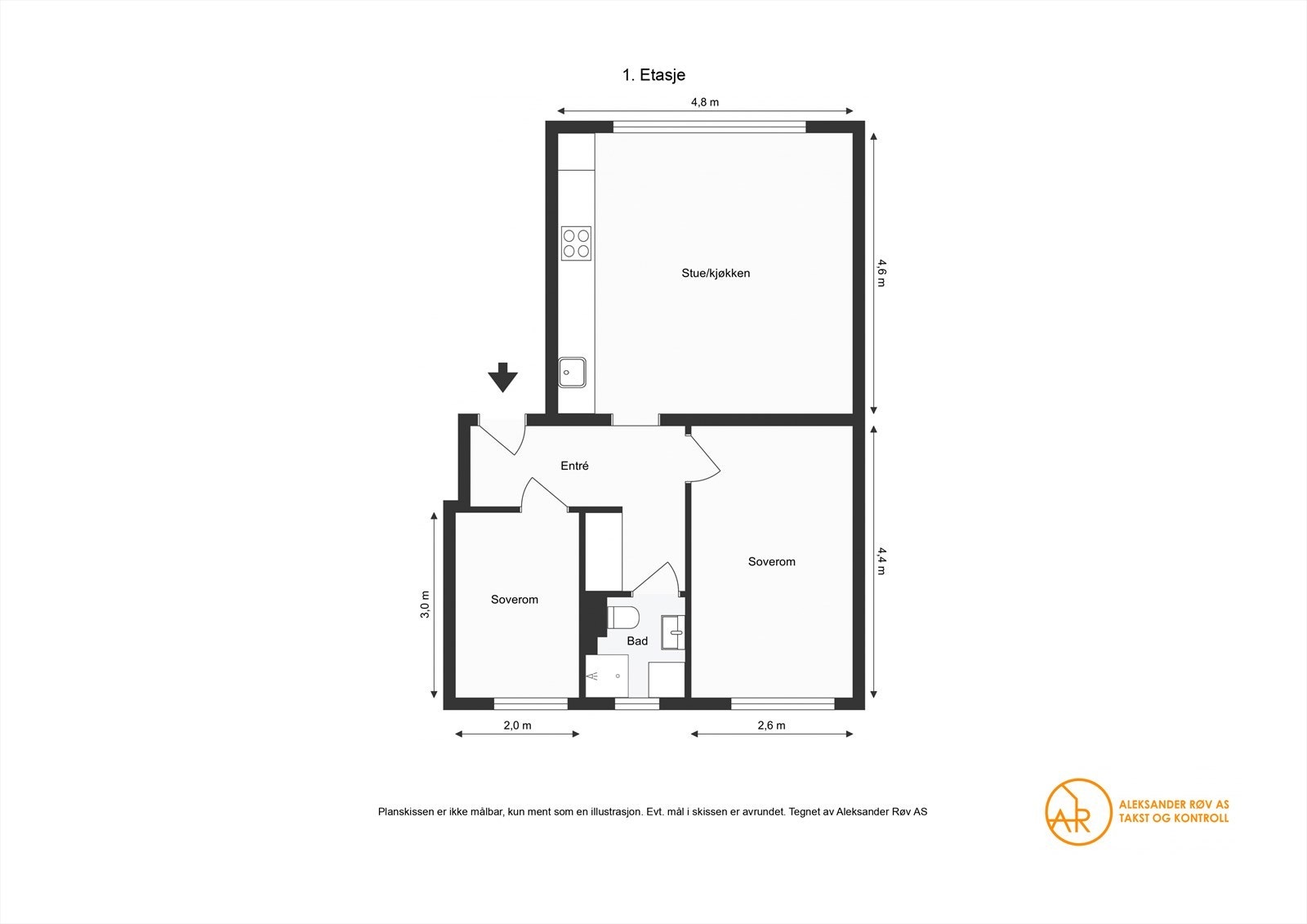 Plantegning Galleribilde