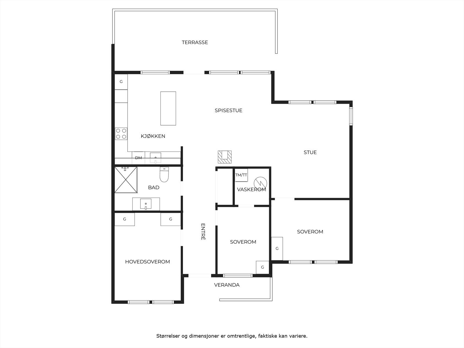 Plantegning Galleribilde
