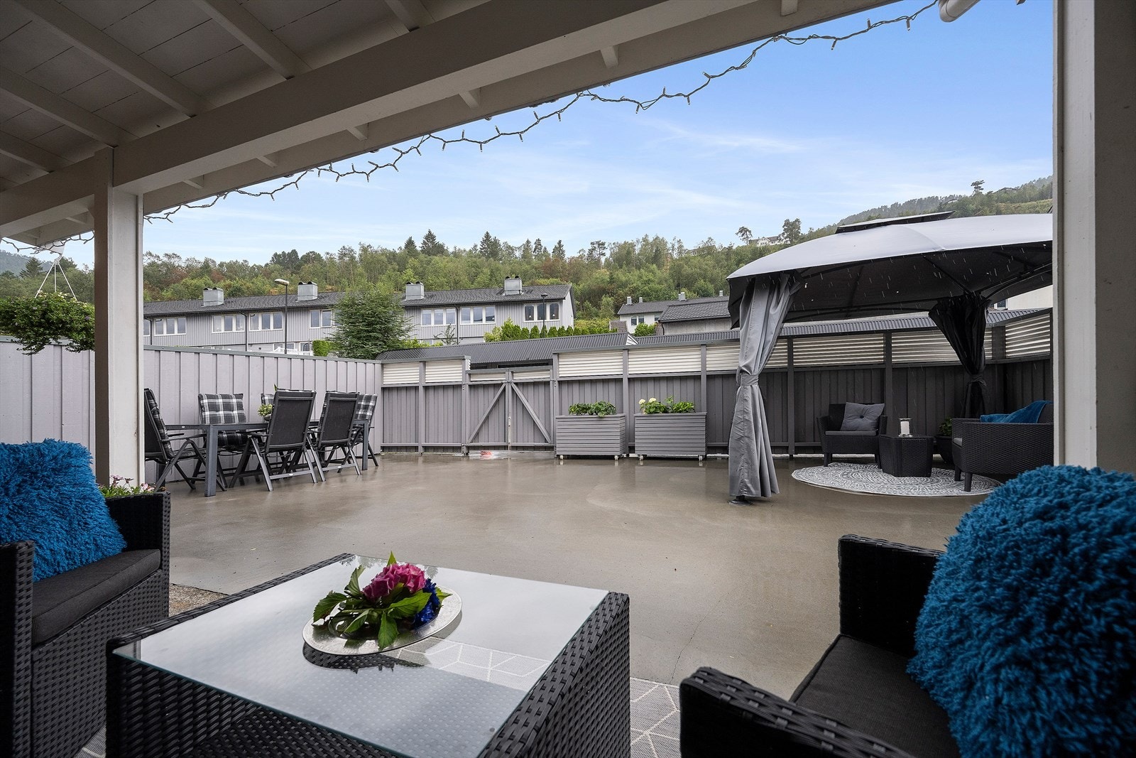Terrassen er på 62 kvm! Galleribilde