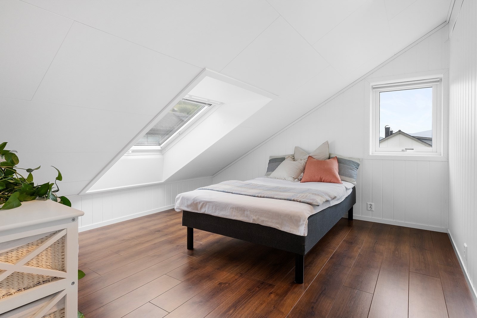 Soverom på loft Galleribilde