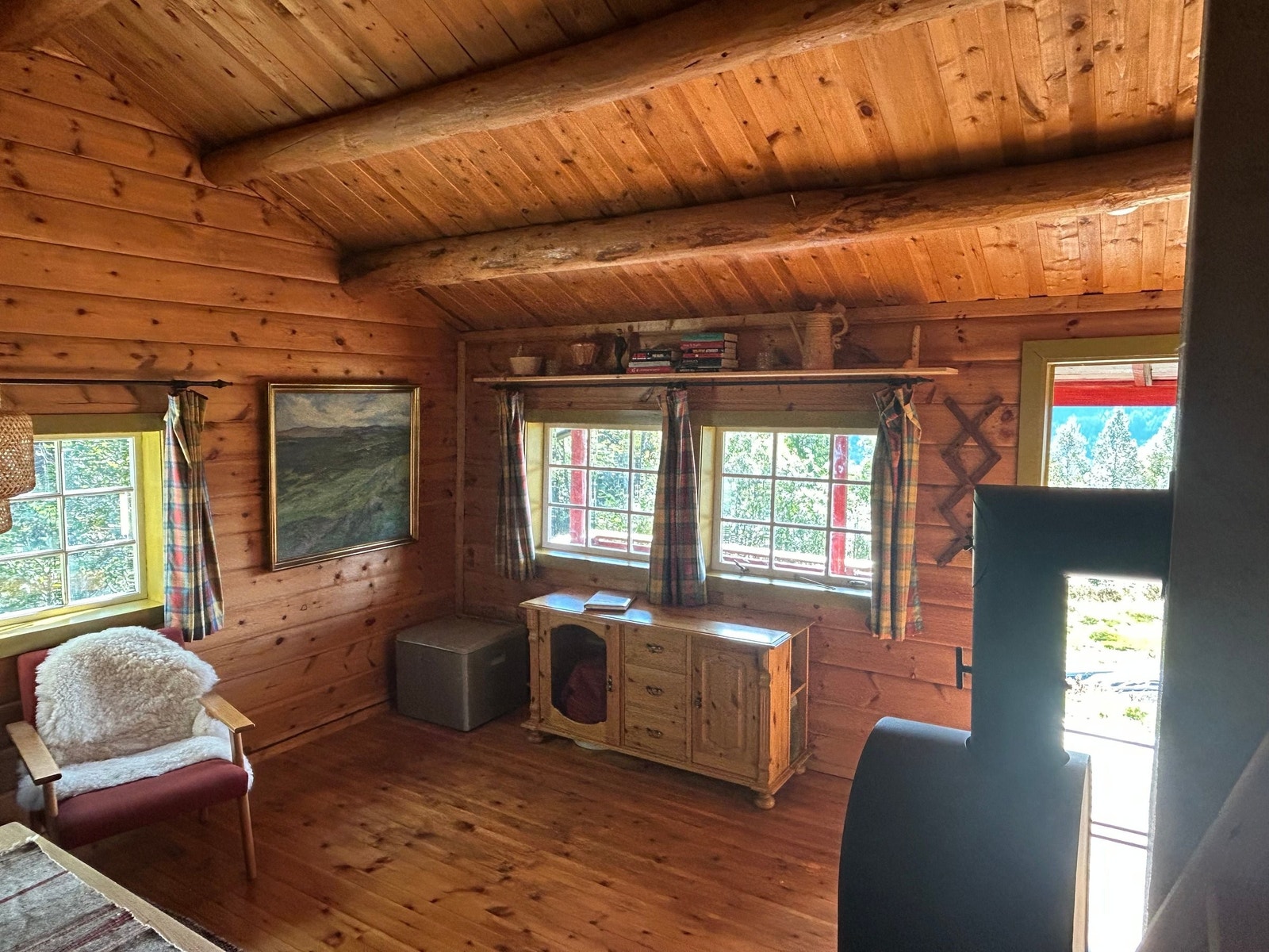 Praktisk kjøleboks med skjult propanbeholder. Galleribilde