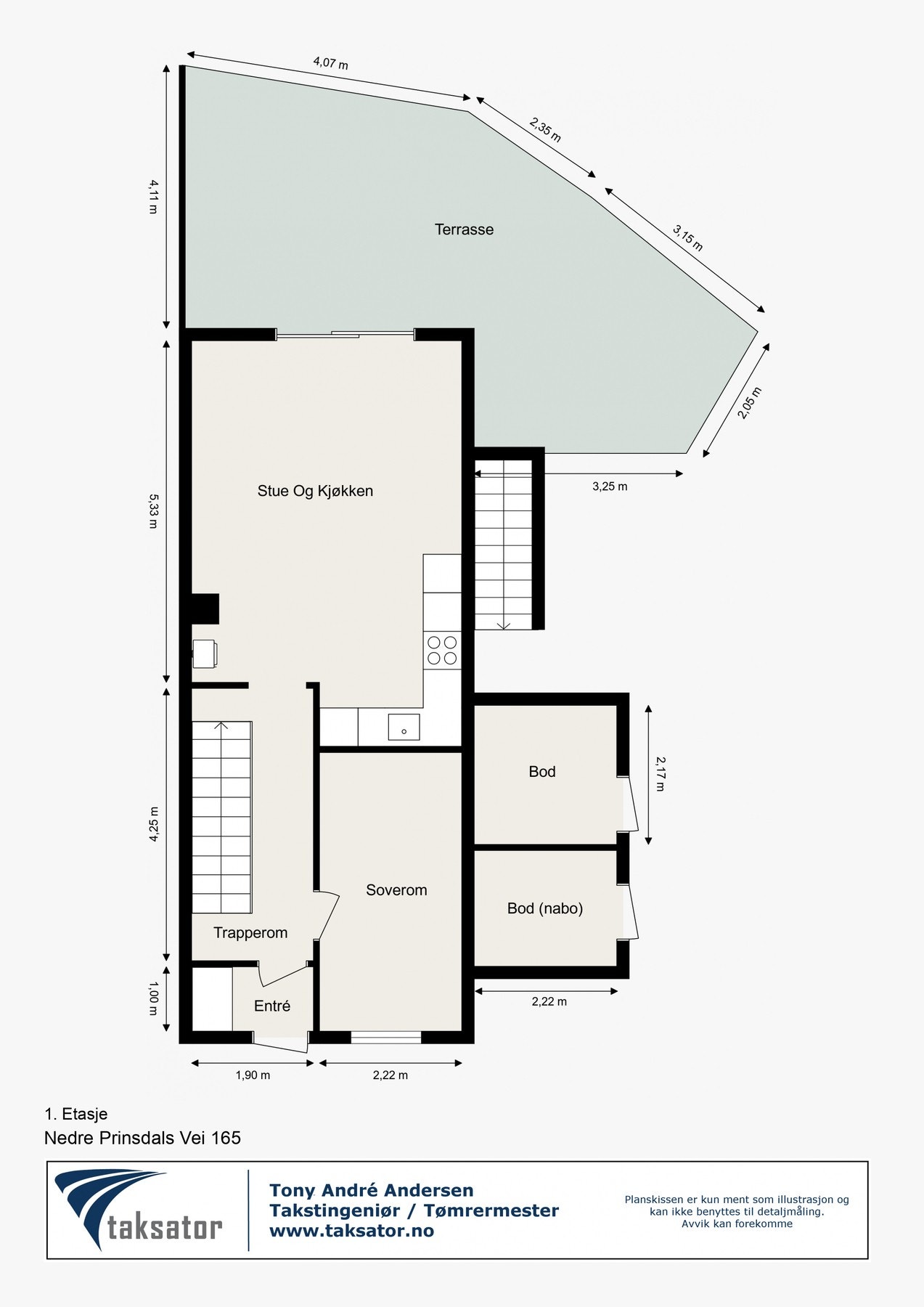 Plantegning 1. etasje. Galleribilde