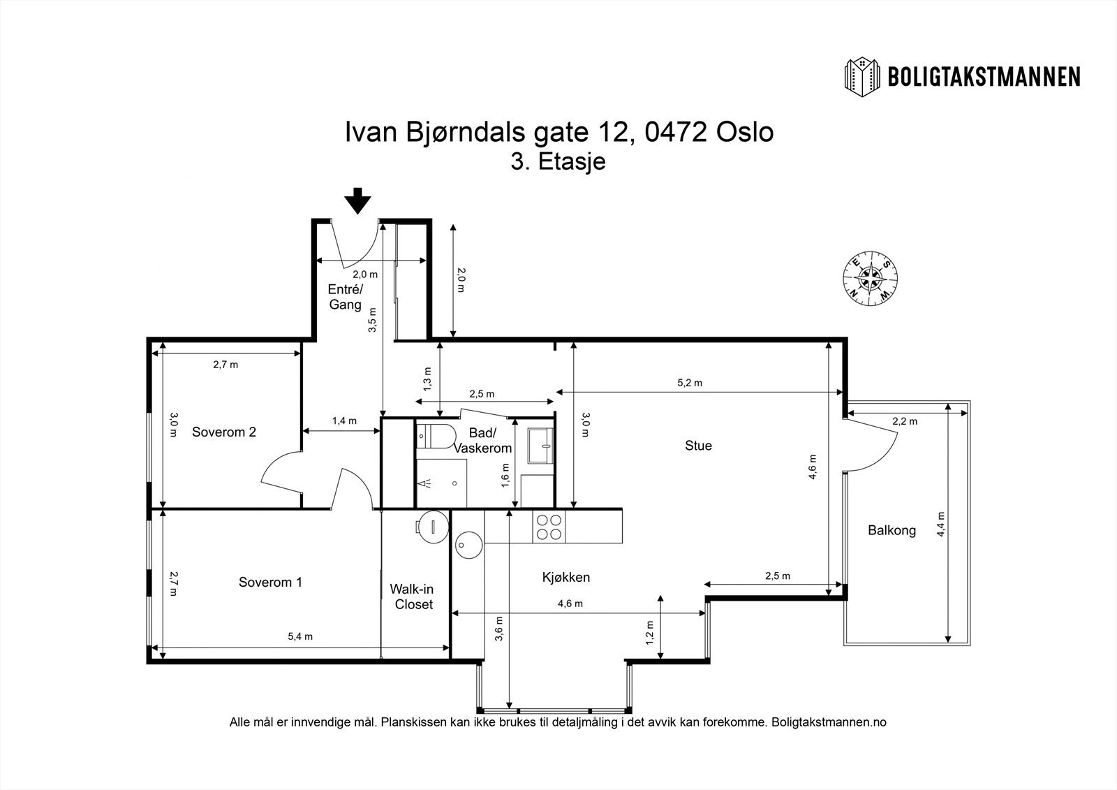 Plantegning til orientering. Galleribilde