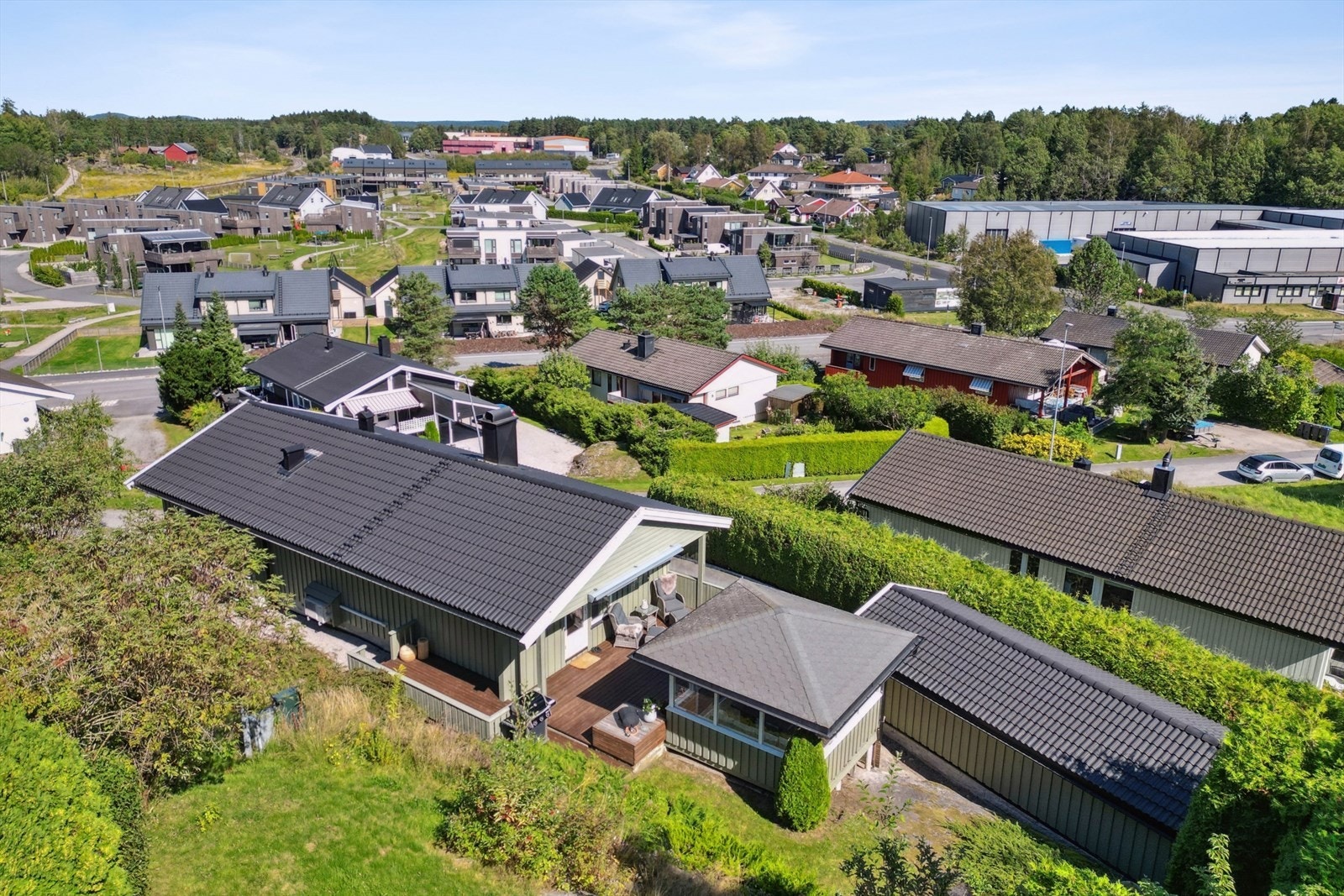 Boligen ligger i et barnevennlig og populært område. Galleribilde