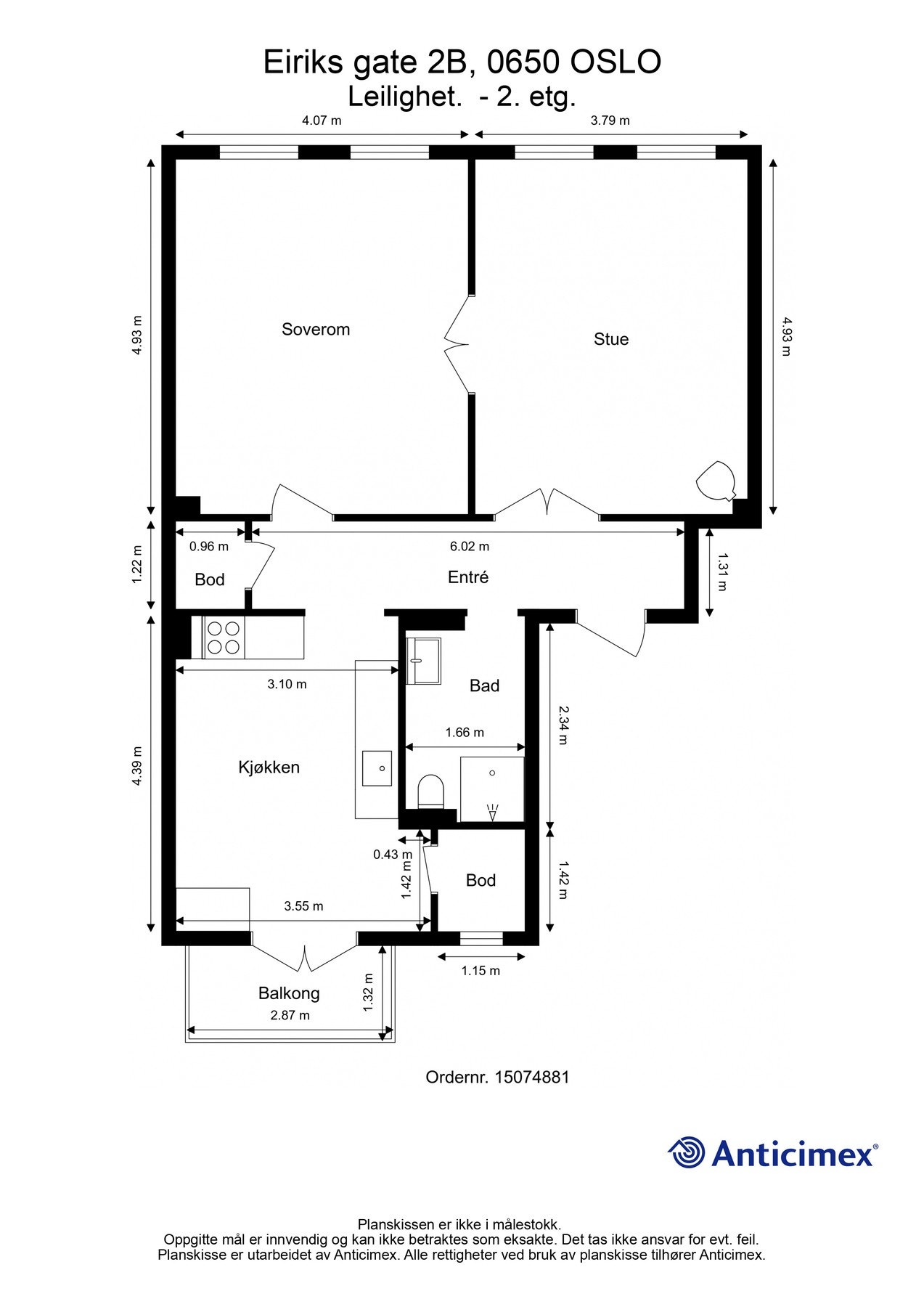 Plantegning. Galleribilde