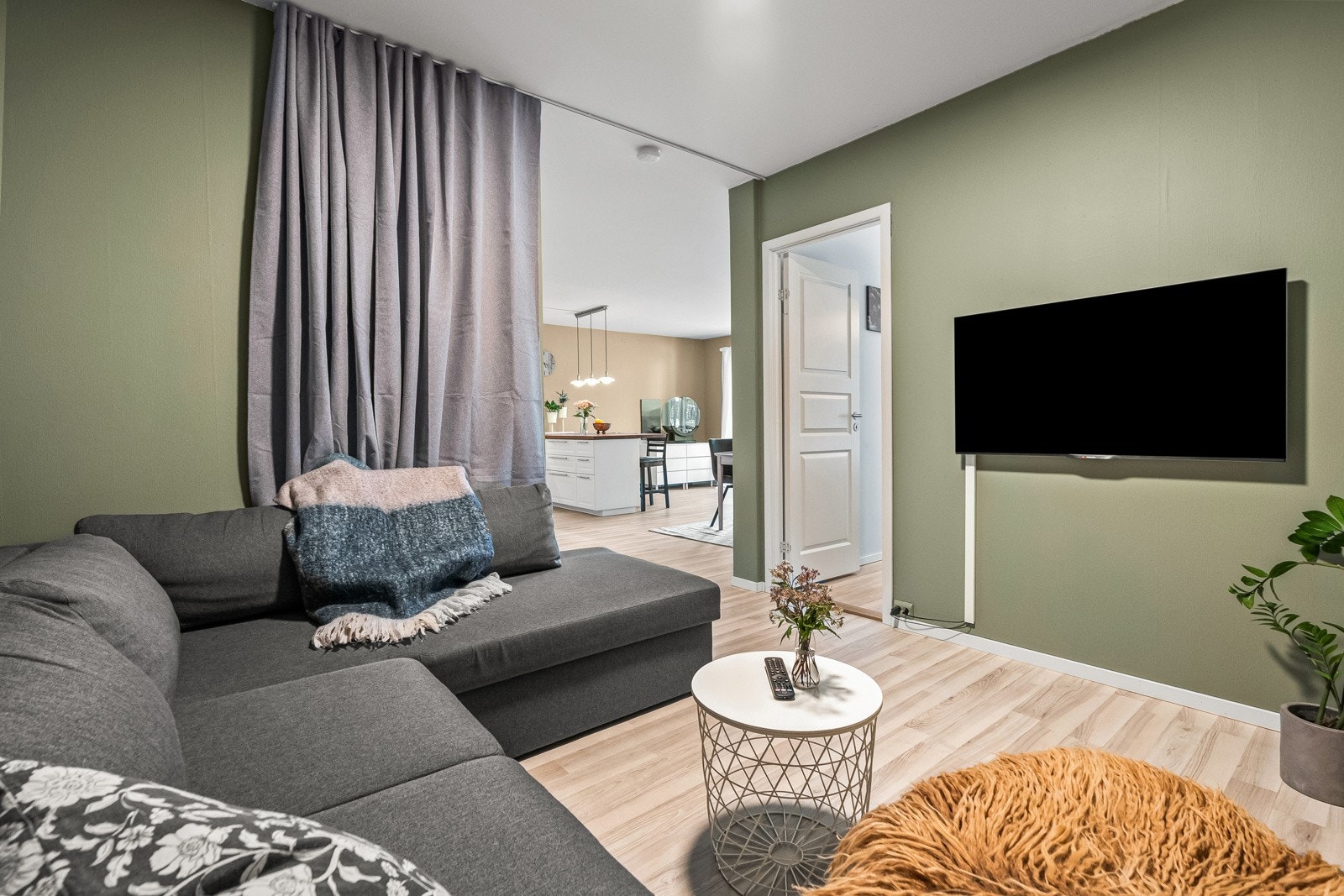 Både fibernett og varmtvann er inkludert i felleskostnadene. Galleribilde