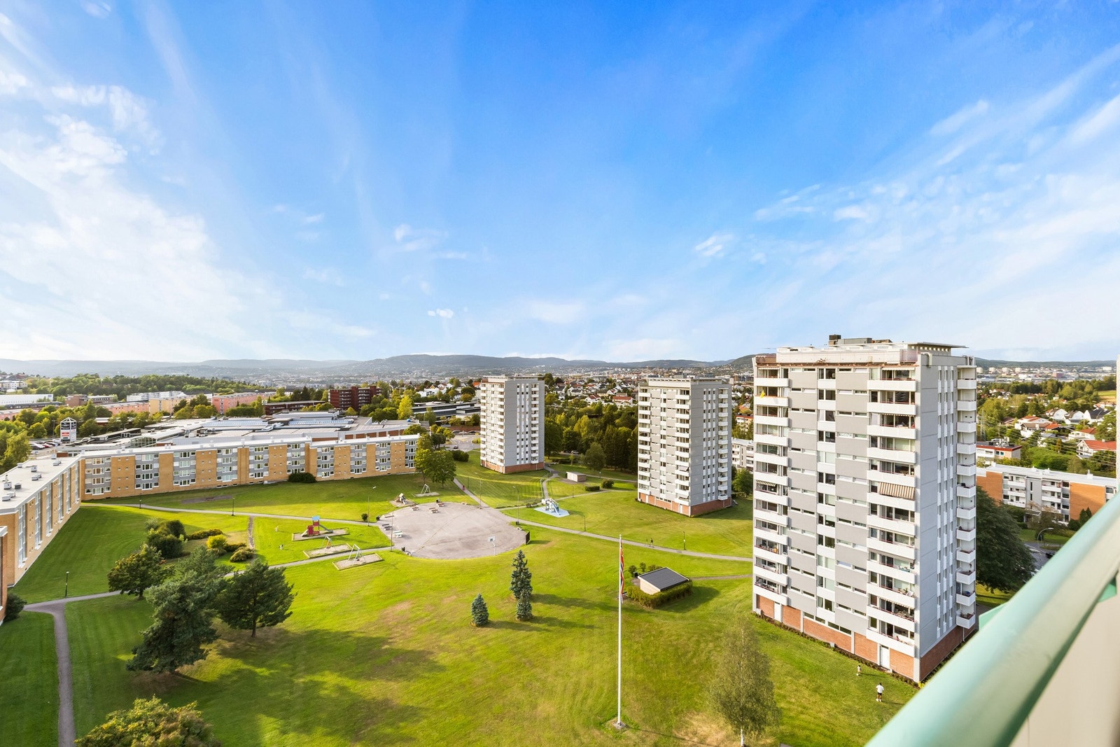 Flott utsikt Galleribilde