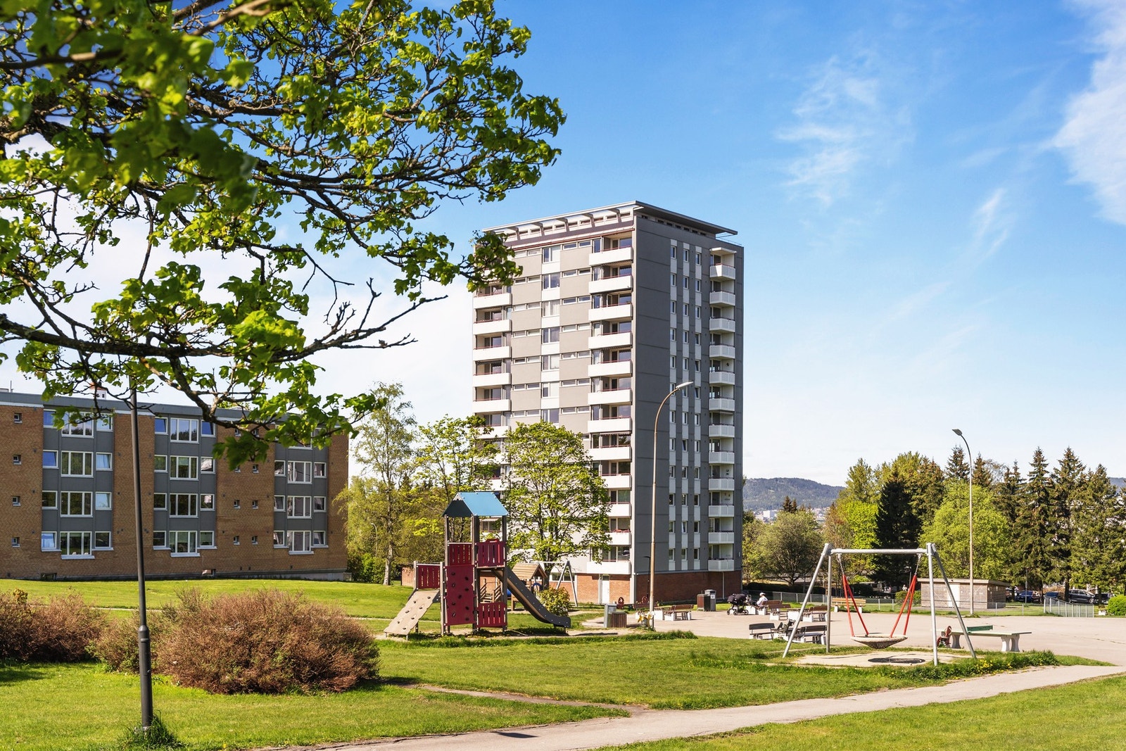 Pent opparbeidede fellesområder og mulighet for å leie parkeringsplass etter venteliste Galleribilde