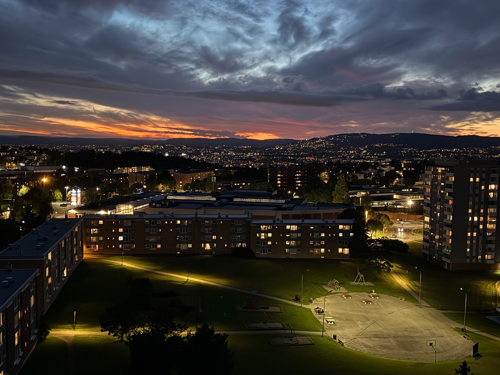 Fantastisk kveldsstemning Galleribilde