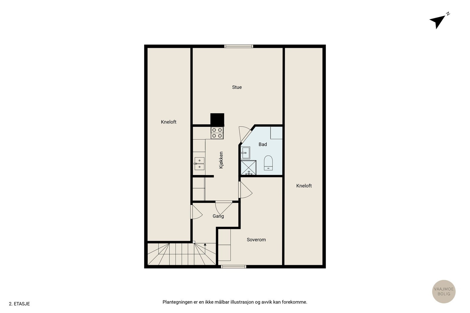 Plantegning av loftet Galleribilde