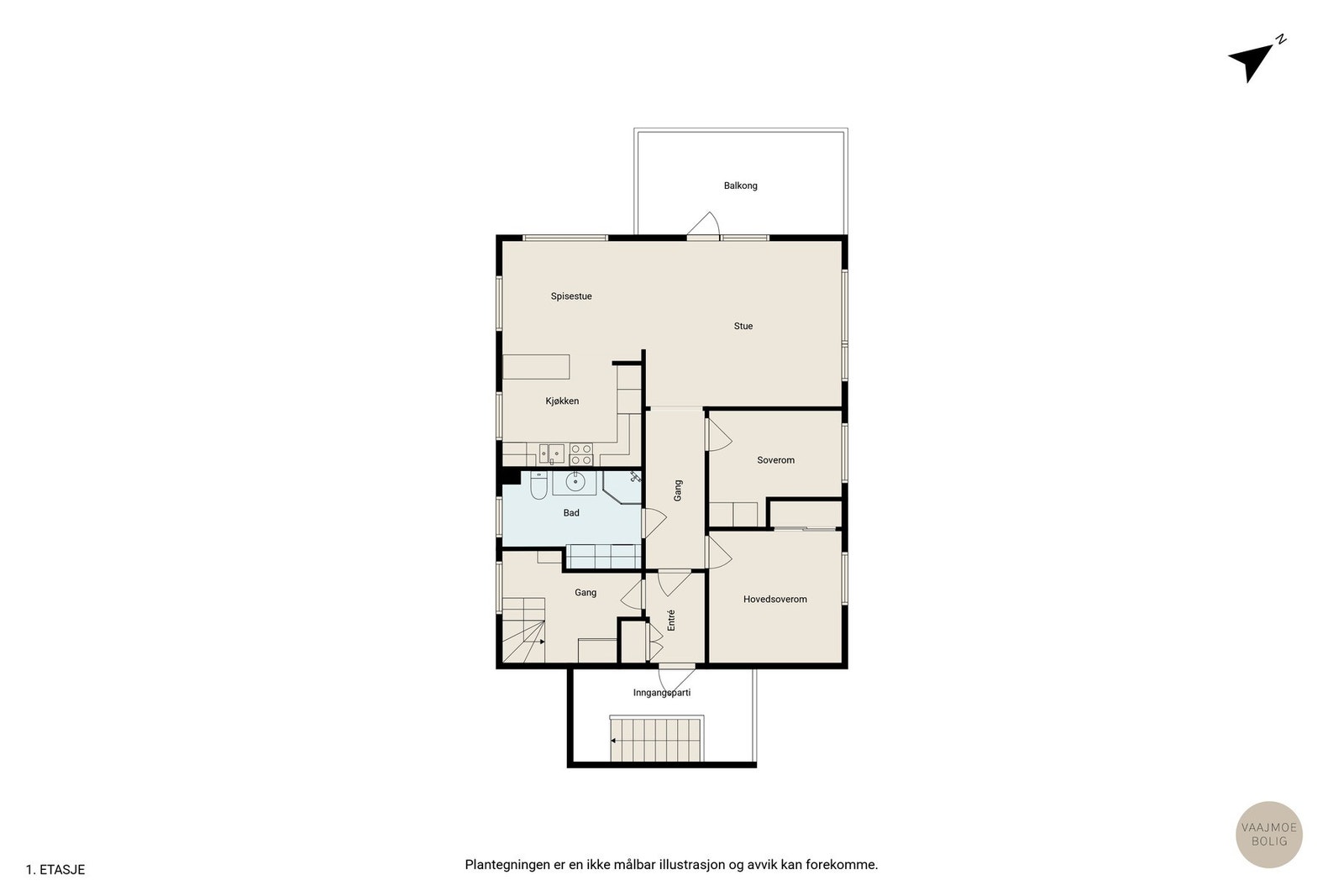 Gjør deg kjent med boligens planløsning Galleribilde