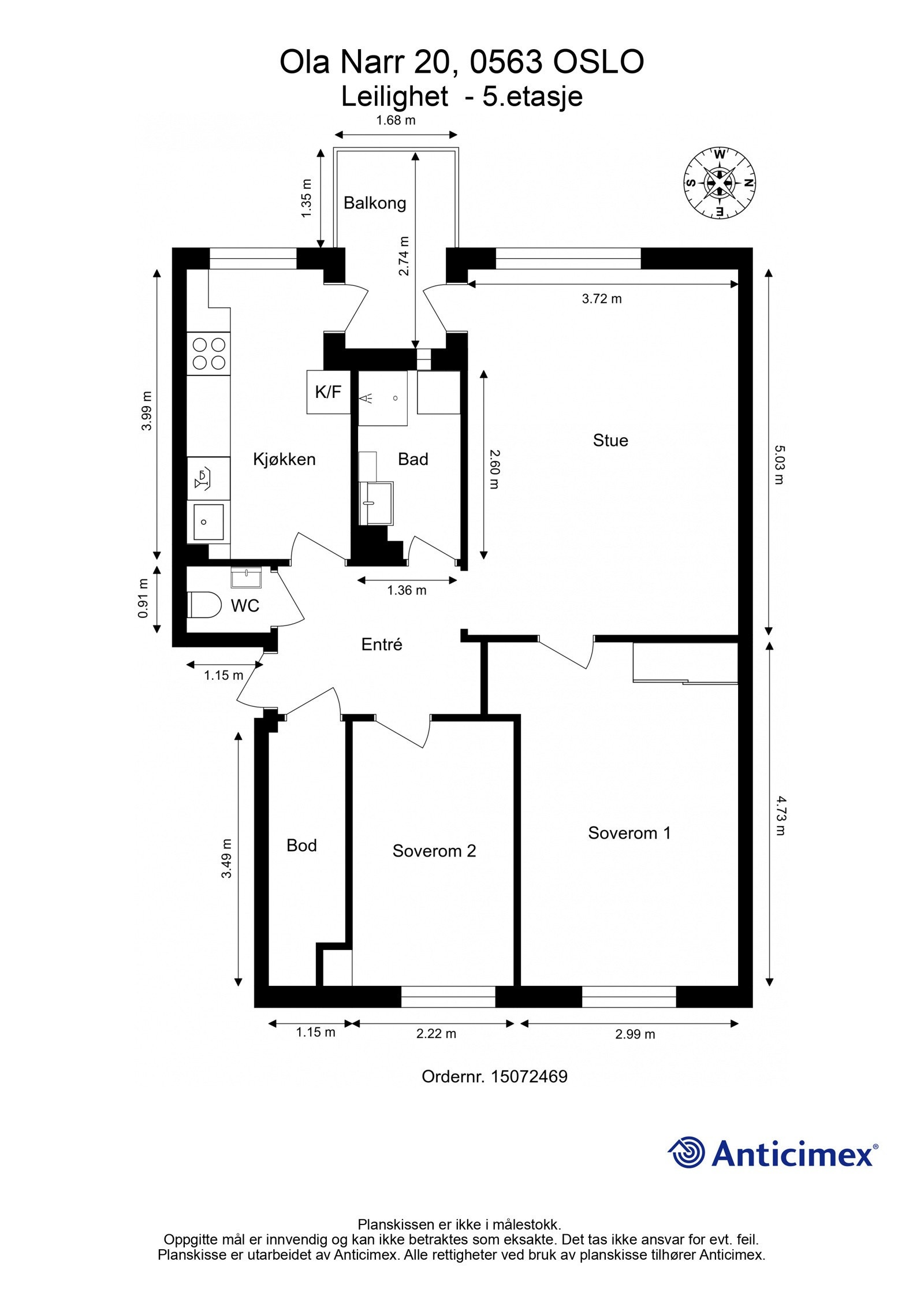 Planskisse. Galleribilde