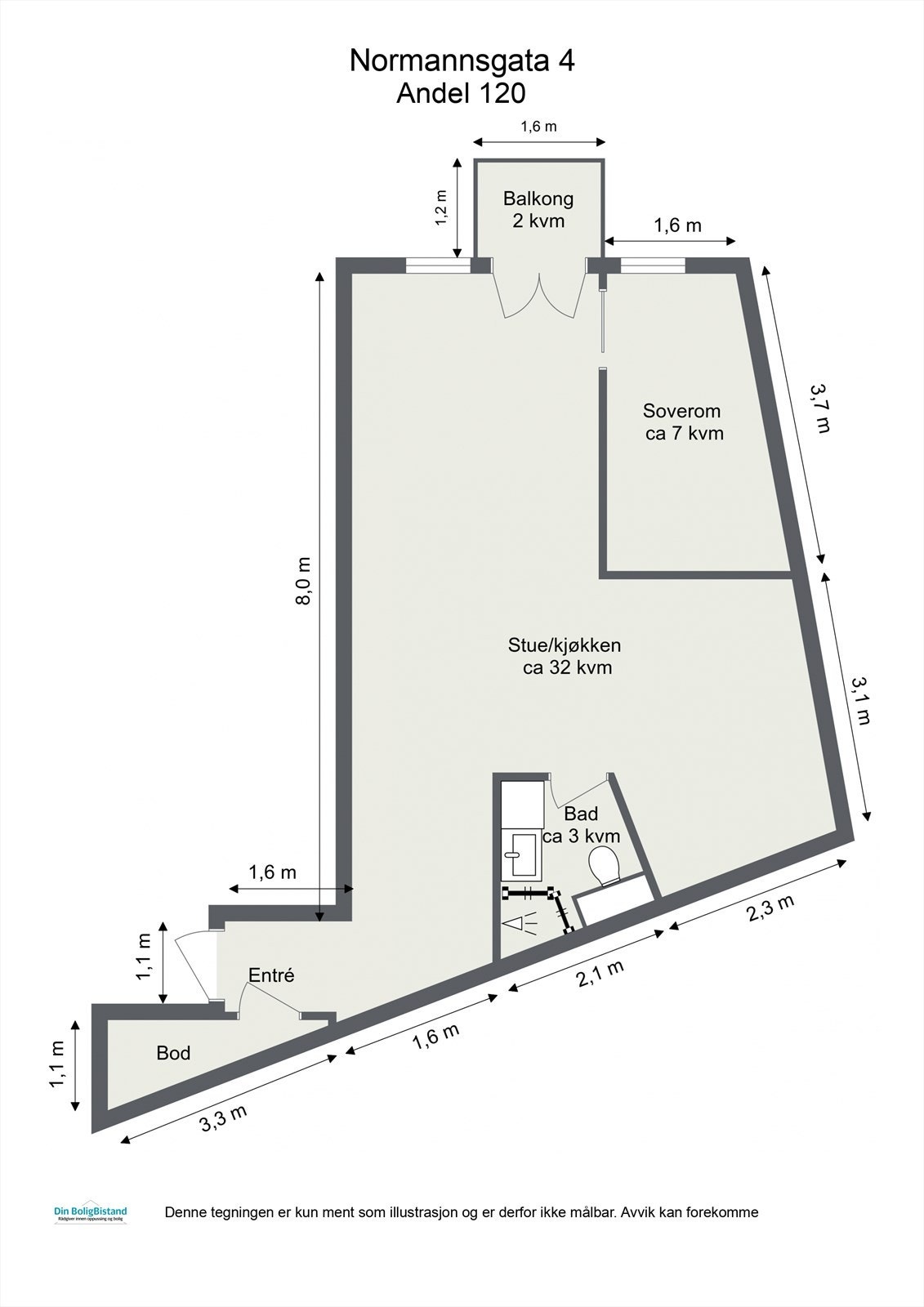 Plantegning Galleribilde