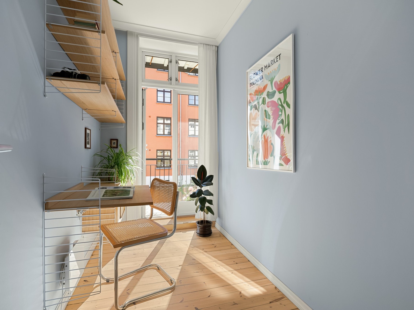 I dag er rommet innredet som hjemmekontor. Galleribilde