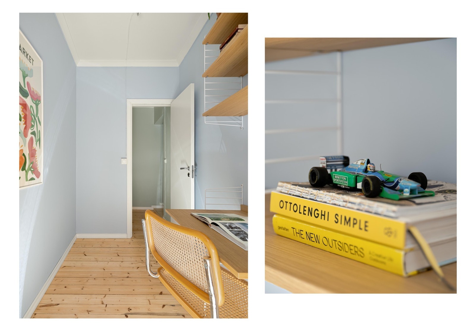 Du ser nå ut mot mellomgangen, hvor det er skapplass. Du får sjekke det ut på visning! Galleribilde