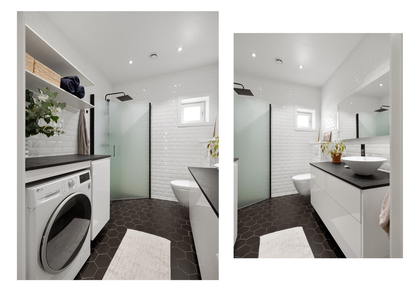 Legg merke til vinduet som slipper inn naturlig dagslys. Galleribilde