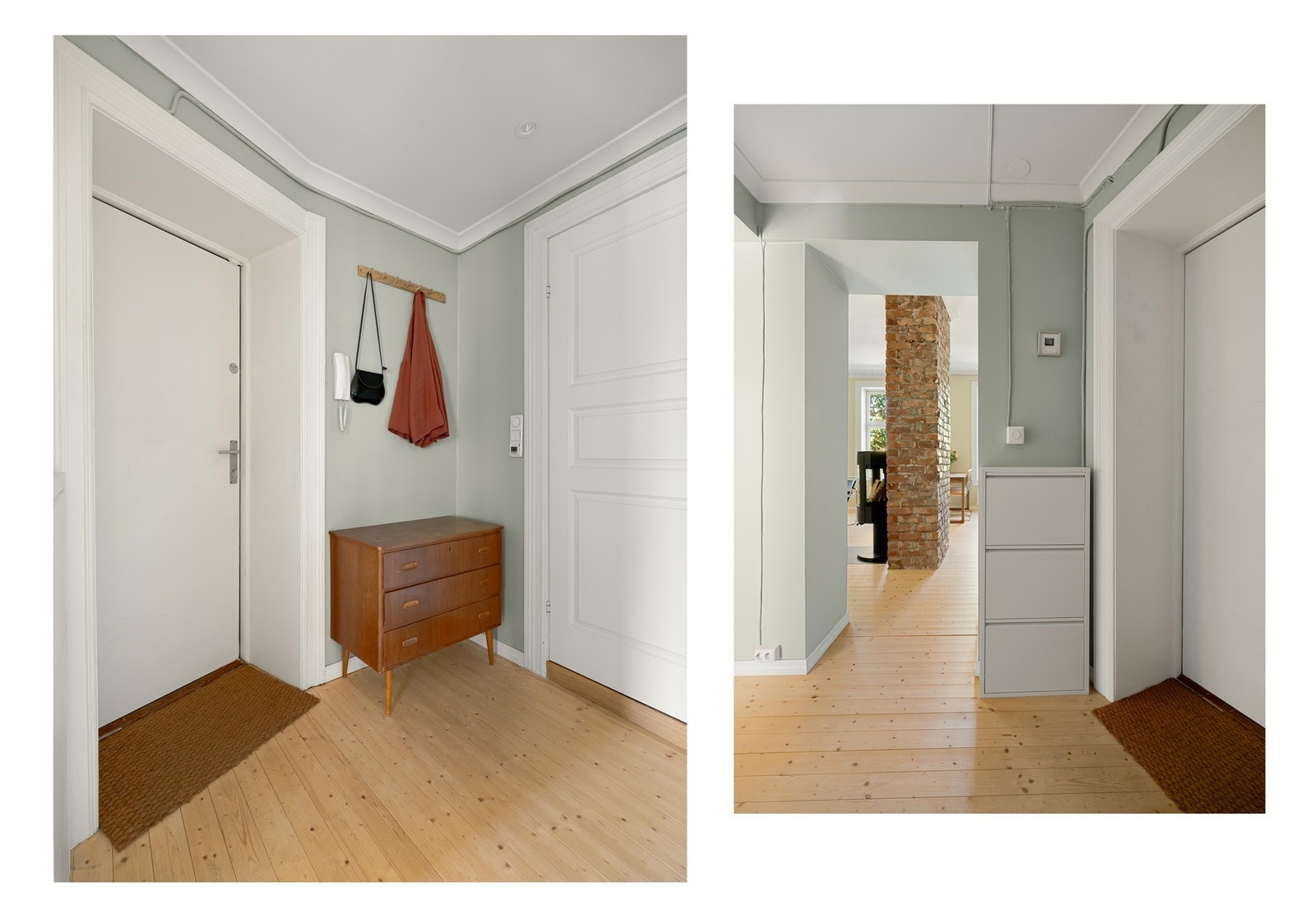 I 2025 er det montert nye spotter i gangen. Galleribilde