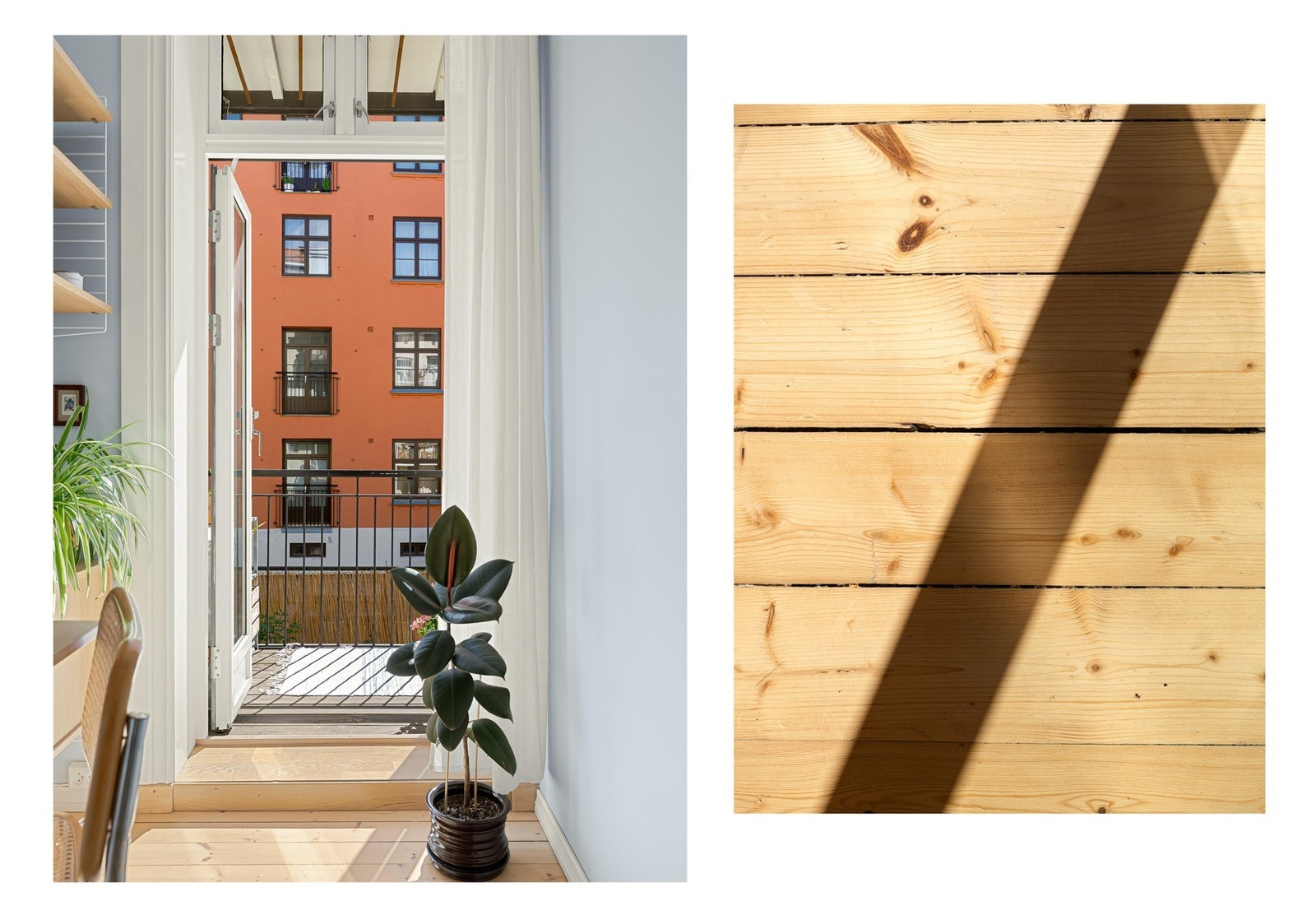 Leiligheten disponerer en loftsbod på ca. 2 kvm og en kjellerbod på ca. 4 kvm. I tillegg deler du en fellesbod på 1 kvm, med naboen. Galleribilde