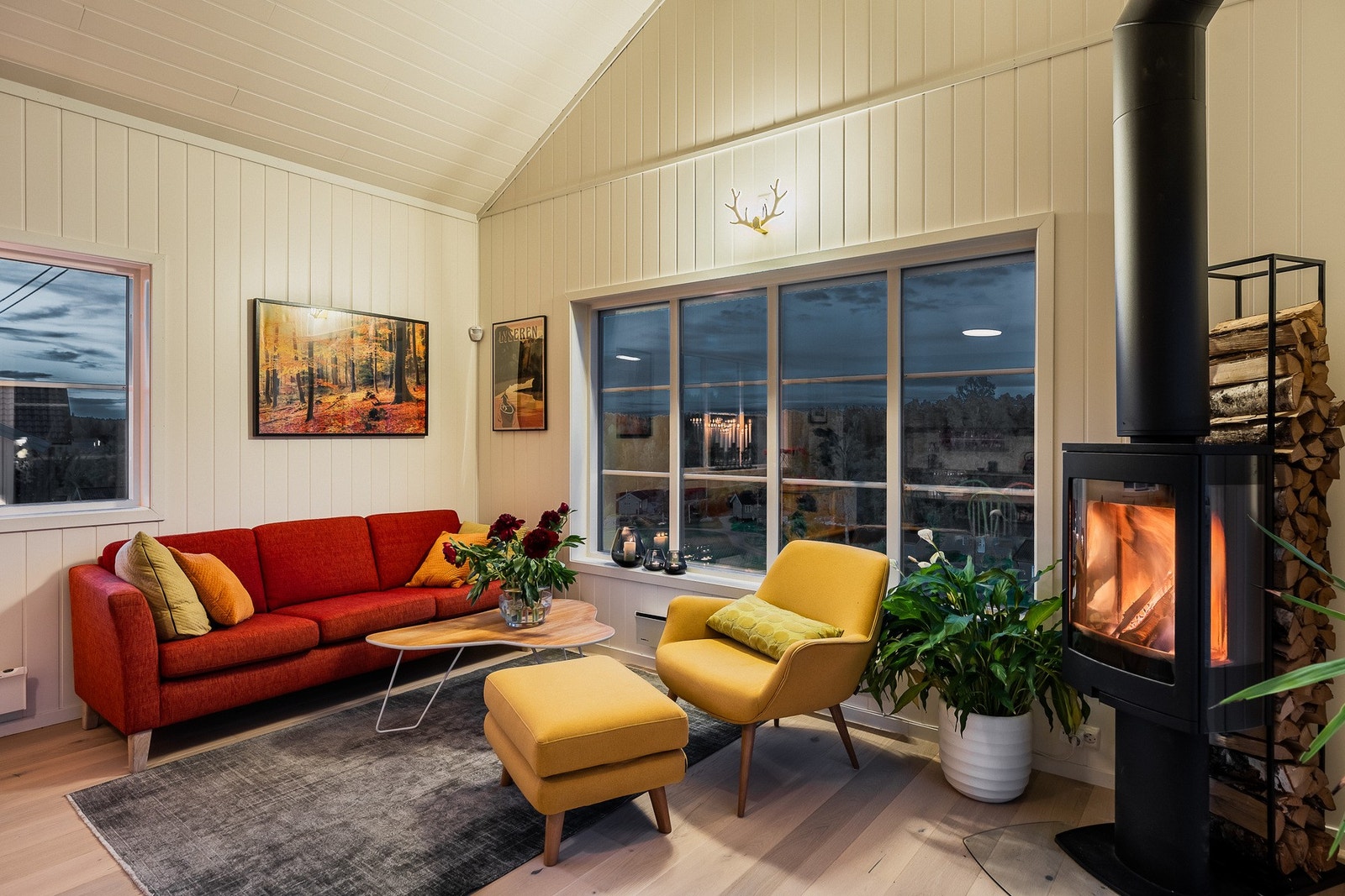 Et hyggelig oppholdsrom Galleribilde