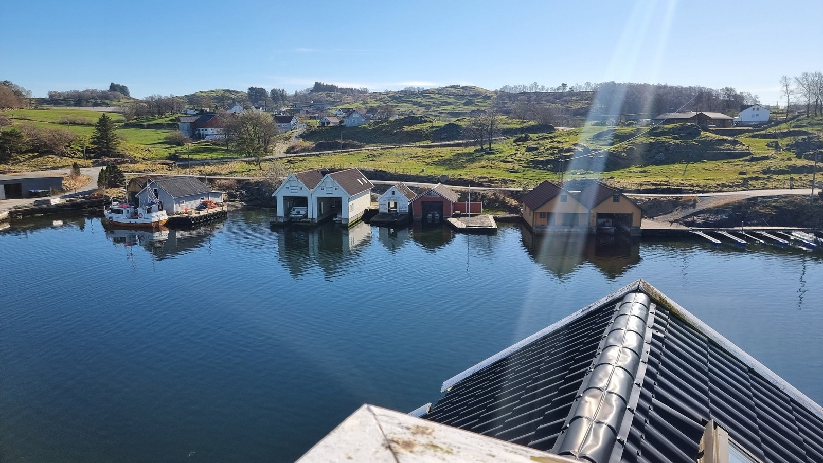 Utsikt fra takterrassen. Galleribilde