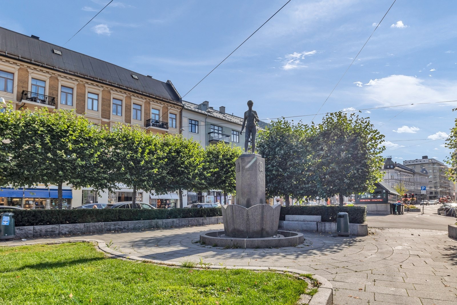 Kort vei til den populære handlegaten i Bogstadveien. Galleribilde