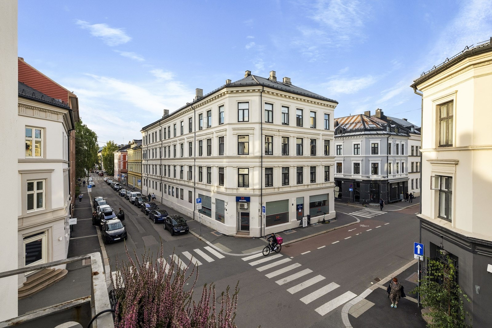 Utsikt fra brannbalkongen. Galleribilde