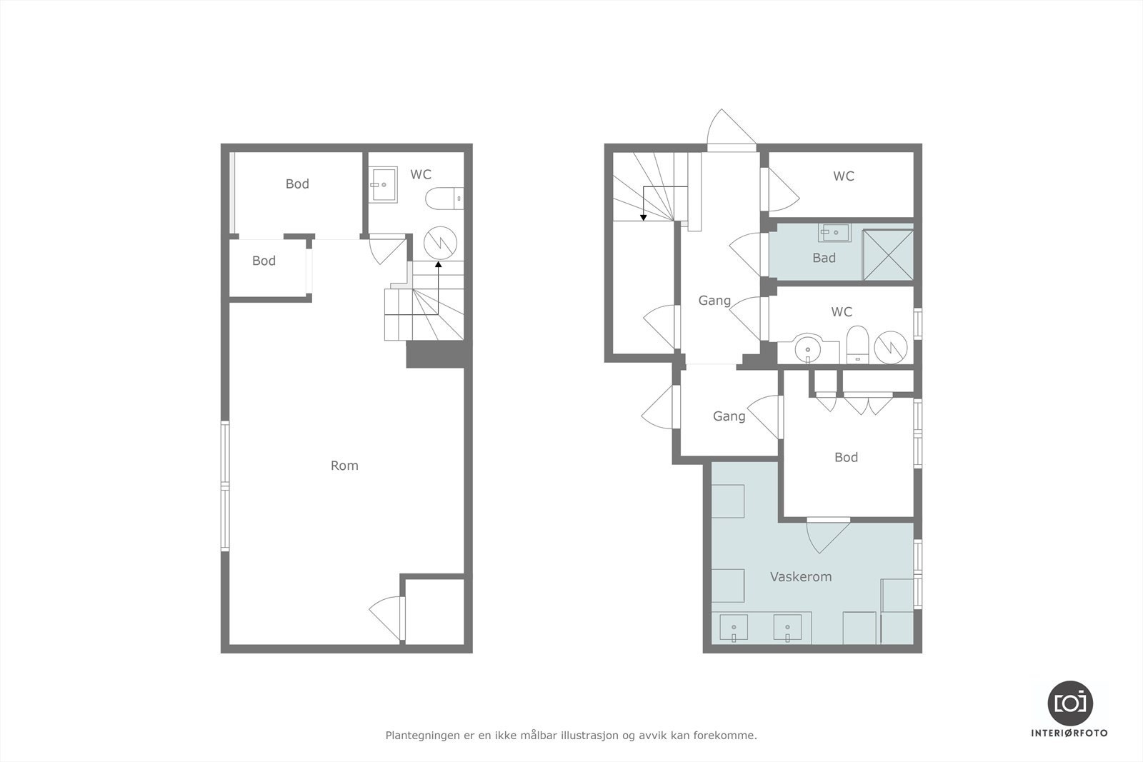 Plantegning Galleribilde