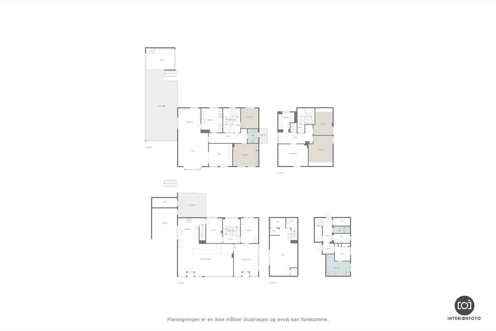 Plantegning Galleribilde