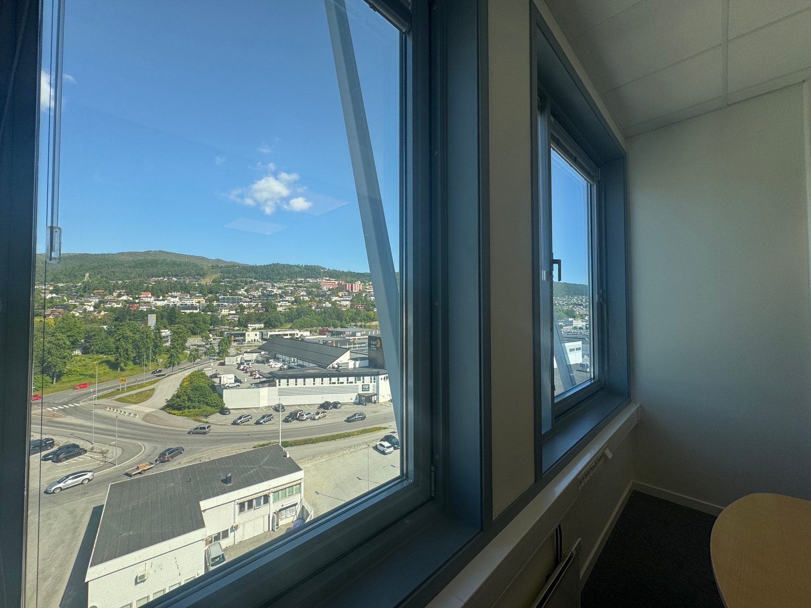 Utsikt fra møterom Galleribilde