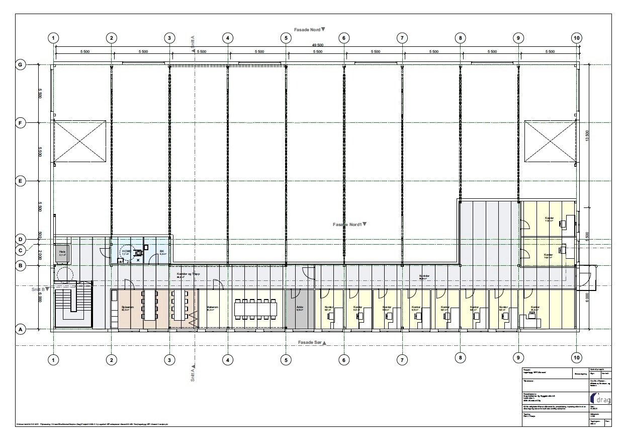Planløsning 2. etasje. Galleribilde