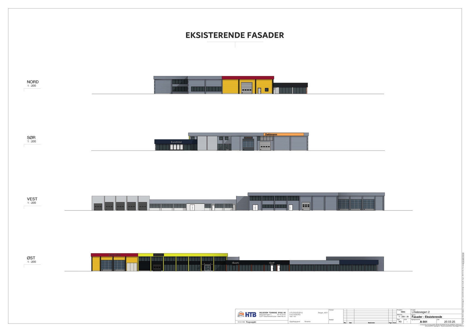 Eksisterende fasader Galleribilde