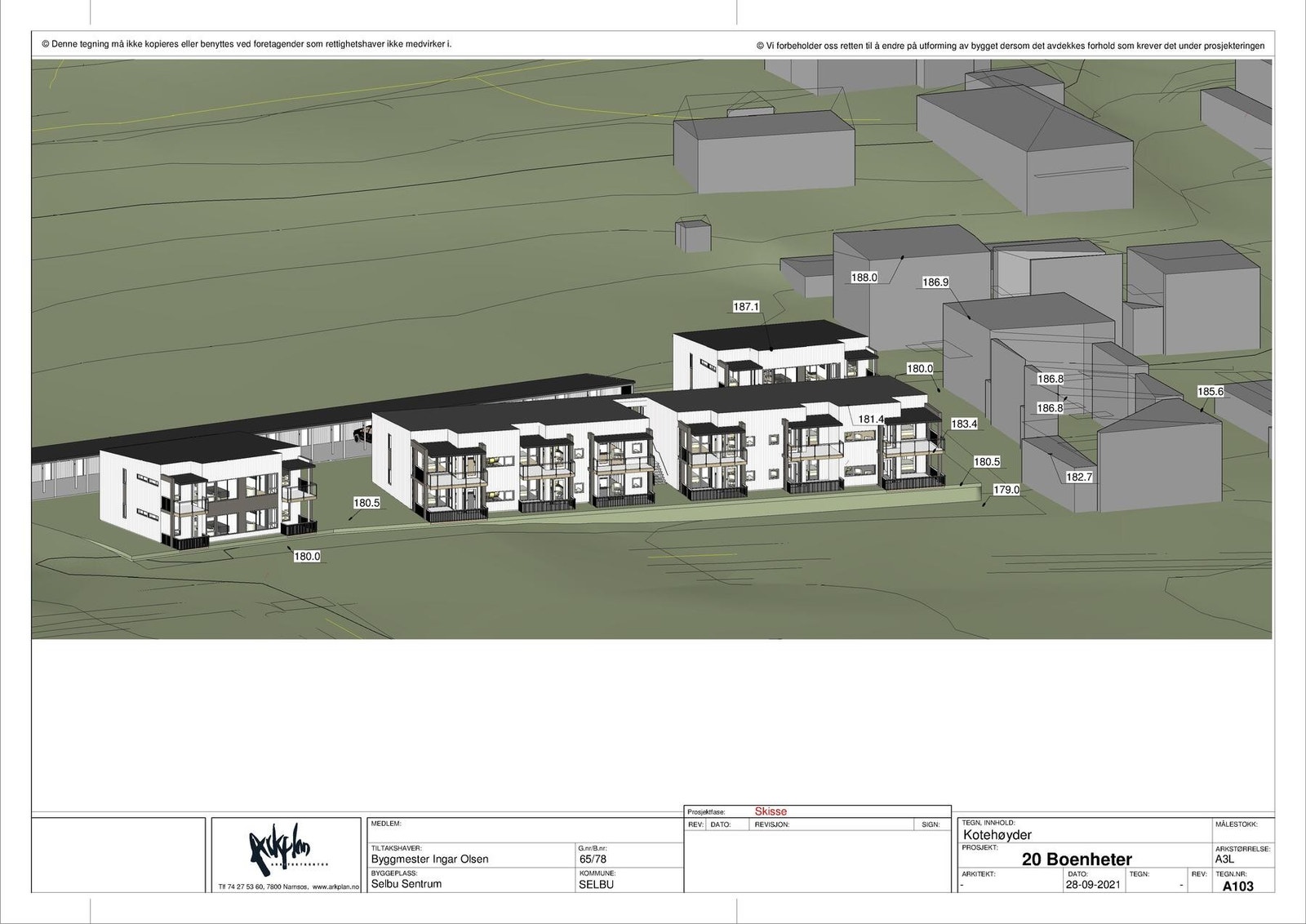 Tomten og beliggenheten er meget godt egnet for leilighetsprosjekt. Galleribilde
