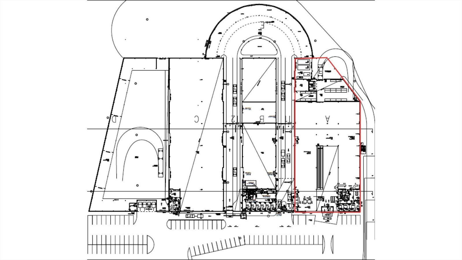 Plantegning 1. etasje Galleribilde
