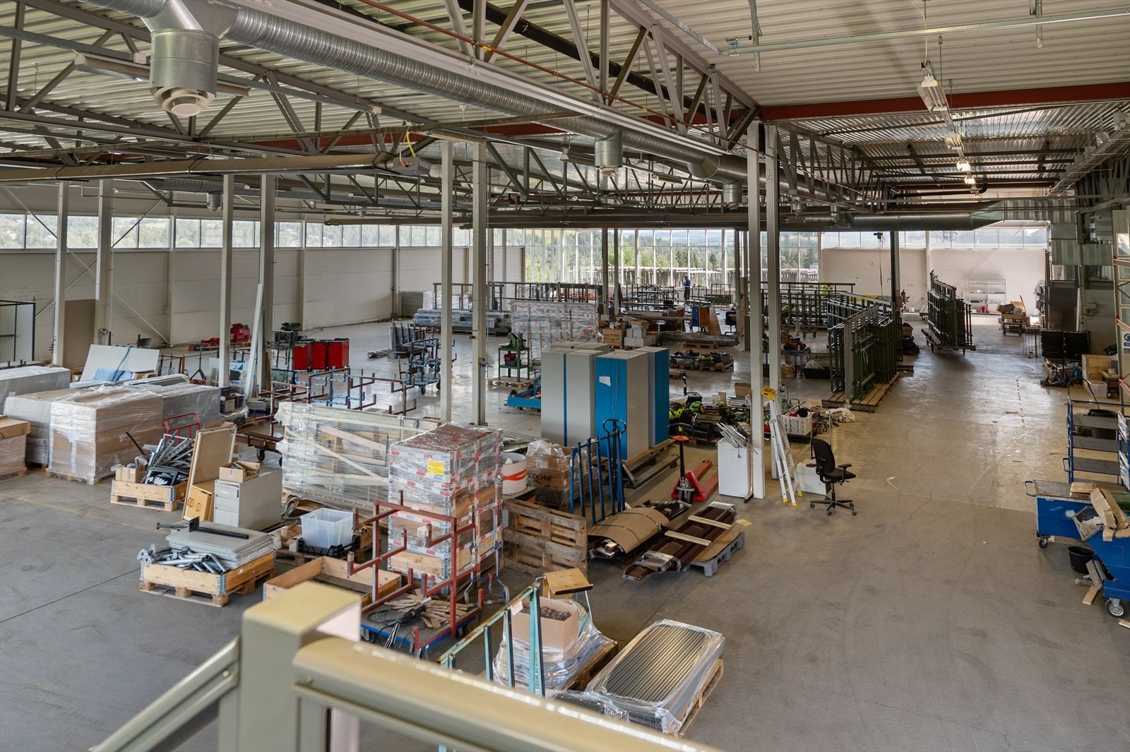 Oversiktsbilde lagerrom Galleribilde