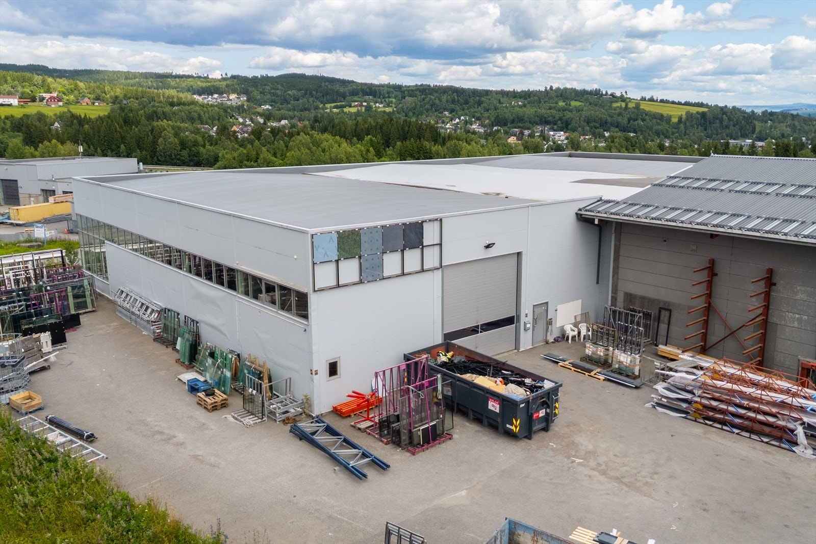 Fasade lagerbygning Galleribilde