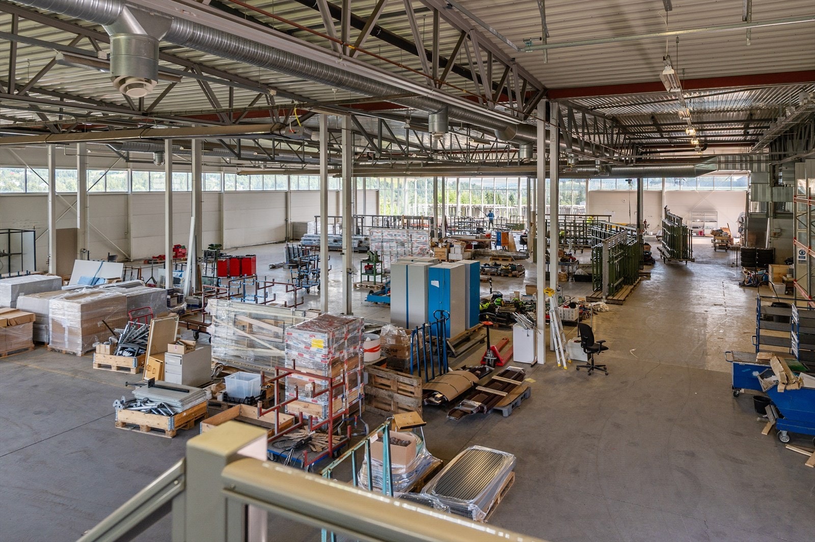 Oversiktsbilde lagerrom Galleribilde