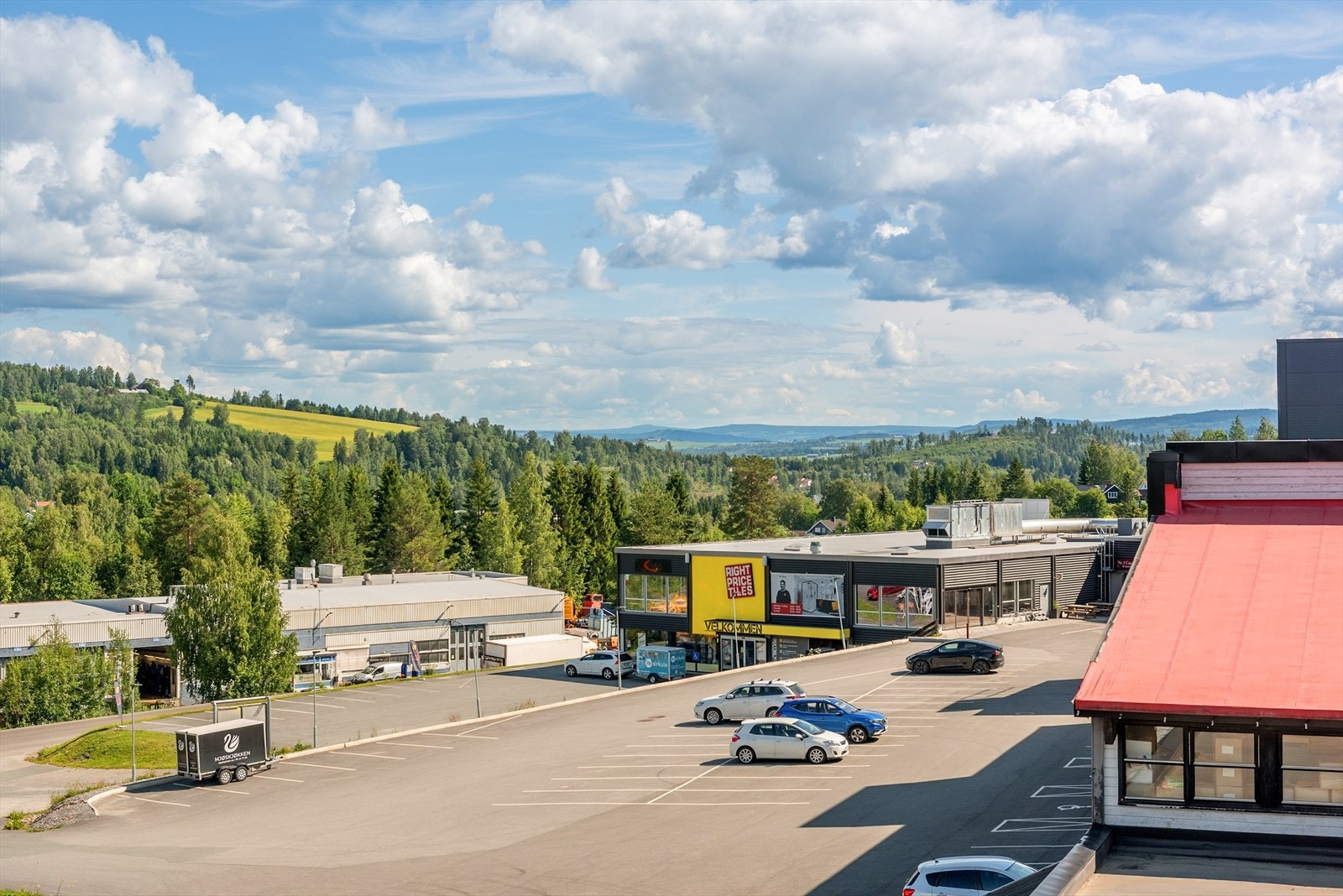 Utsikt fra kontorbygg Galleribilde